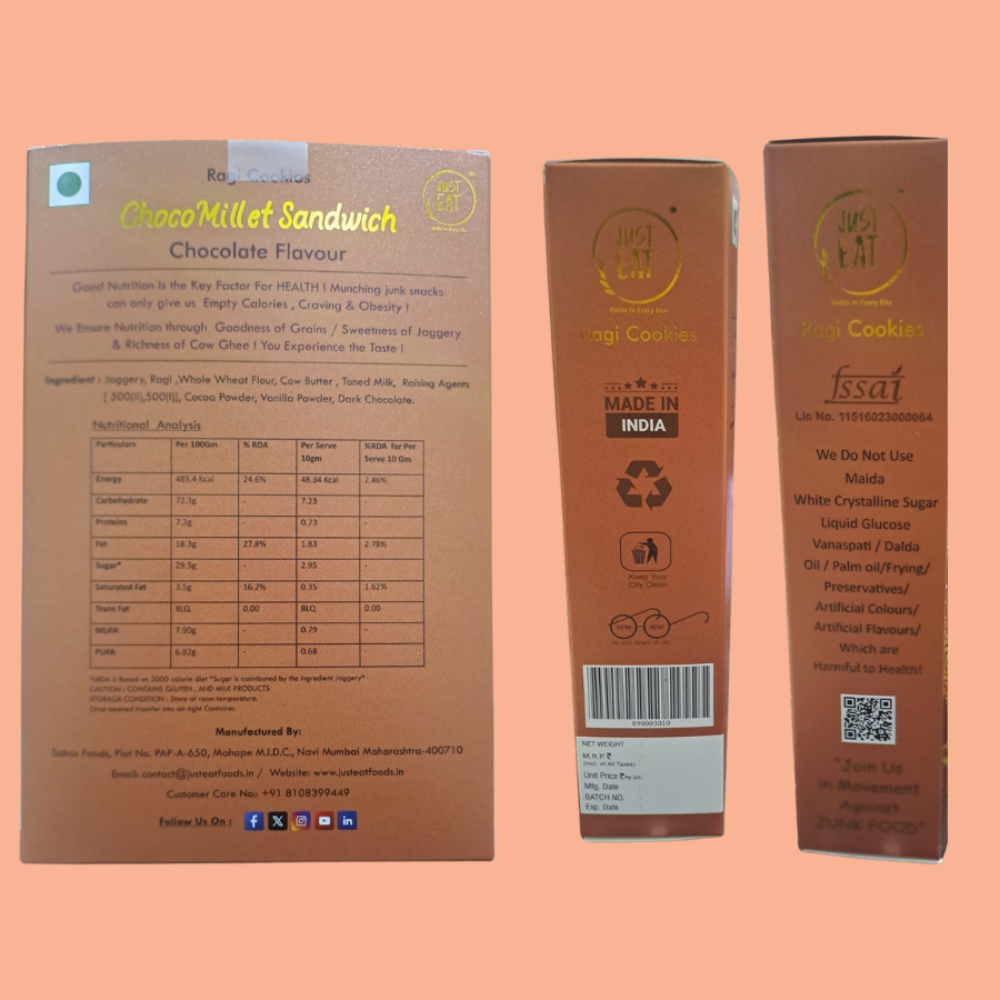 Ragi Cookies- Millet Delite Sandwich - Image 6