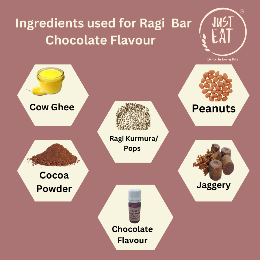 Ragi Bar ( Millet Bar ) Chocolate Flavour - Image 2