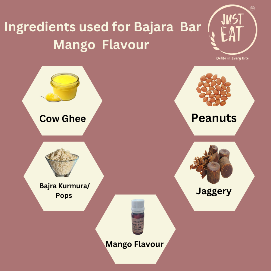 Bajara Bar (Millet Bar ) Mango Flavour - Image 2