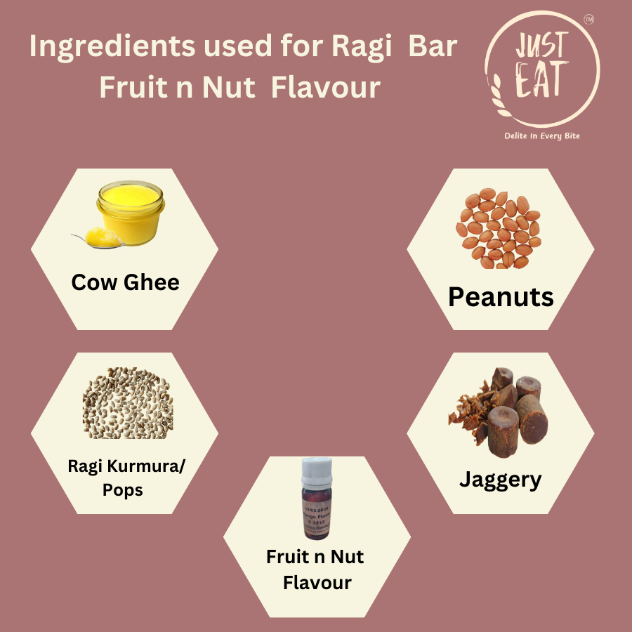 Ragi Bar (Millet Bar ) Fruit N Nut Flavour - Image 2